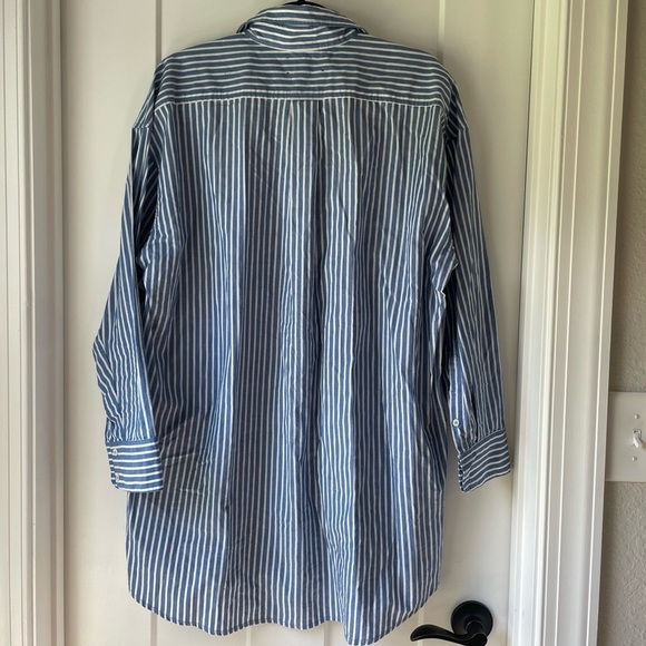 Xirena Mediterranean Striped Roxy Mini Dress / Tunic Top - Picture 9 of 10